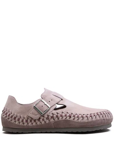 Birkenstock X Kith London Braided "lilac Ash" Shoes In Purple