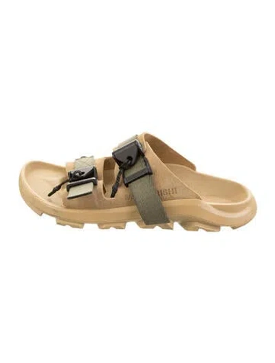 Pre-owned Birkenstock X Maharishi Suede Slides In Multi