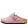 Birkenstock X Stssy Boston Suede Leather 'dusty Pink'