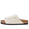 Birkenstock X Stussy Solana Shearling Slide 'bone'