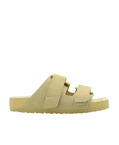 Birkenstock X Tekla Uji Suede Sandals In Nude