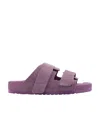 Birkenstock X Tekla Uji Suede Sandals In Purple