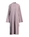 Birkenstock X Tekla Woman Midi Dress Mauve Size Xs Organic Cotton