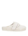 Birkenstock X Tekla Woman Mules & Clogs Off White Size 7 Leather In White