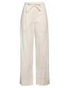 Birkenstock X Tekla Woman Pants Cream Size M Organic Cotton In White