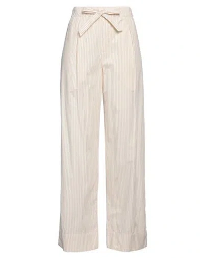Birkenstock X Tekla Woman Pants Cream Size M Organic Cotton In White