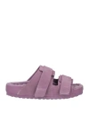 BIRKENSTOCK X TEKLA BIRKENSTOCK X TEKLA WOMAN SANDALS MAUVE SIZE 7 LEATHER