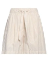 Birkenstock X Tekla Woman Shorts & Bermuda Shorts Beige Size M Organic Cotton In Beige