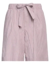 Birkenstock X Tekla Woman Shorts & Bermuda Shorts Mauve Size M Organic Cotton In Purple