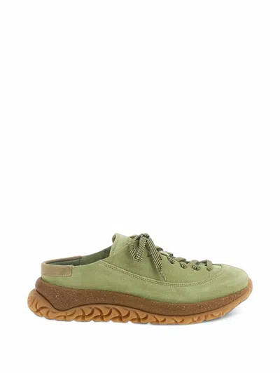 Birkenstock X Thibo Denis 1774 Uerzell Suede Slip-on Sneakers In Green
