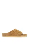 Birkenstock Man Sandals Sand Size 9 Leather In Multi