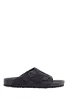 Birkenstock Zurich Suede Slides In Grey