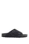 Birkenstock Zurich Suede Slides In Grey