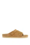 Birkenstock Man Sandals Sand Size 9 Leather In Multi