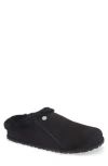 Birkenstock Zermatt Genuine Shearling Slipper In Black