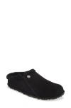 Birkenstock Zermatt Standard Wool Felt Unisex Clogs In Black