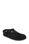 Birkenstock Zermatt Genuine Shearling Slipper In Black