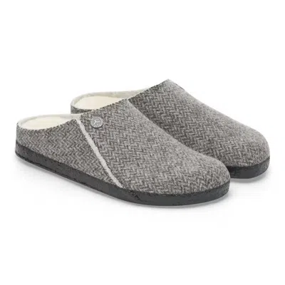 Birkenstock Zermatt Shearling Clogs In Grey
