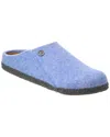 Birkenstock Zermatt Narrow Wool Felt Slipper In Blue