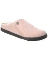Birkenstock Zermatt Narrow Wool Felt Slipper In Pink
