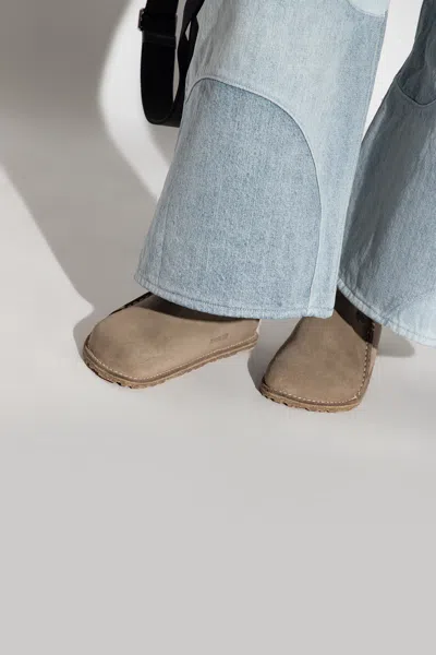 Birkenstock ‘zermatt Premium' Slides In Beige