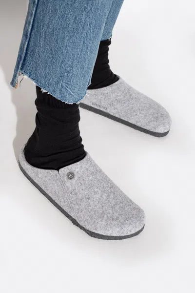 BIRKENSTOCK BIRKENSTOCK ‘ZERMATT RIVET’ FELT SLIDES