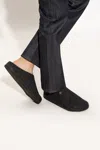 Birkenstock ‘zermatt Rivet' Felt Slides In Grey