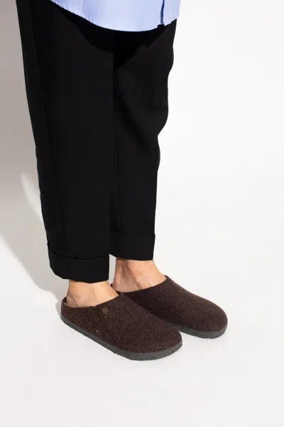 Birkenstock ‘zermatt Rivet' Slides In Brown