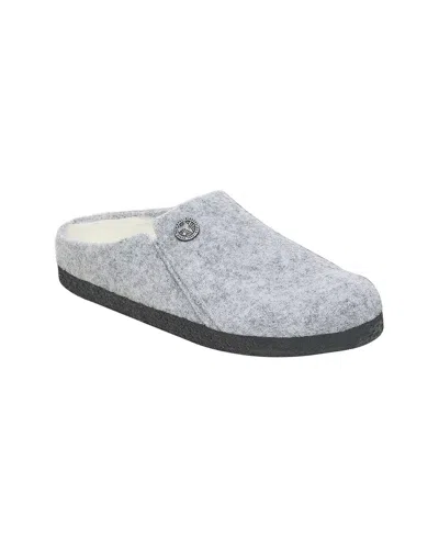 Birkenstock Kids' Zermatt Shearling & Wool Felt Slipper In Gray
