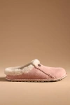 Birkenstock Zermatt Shearling Clogs In Pink