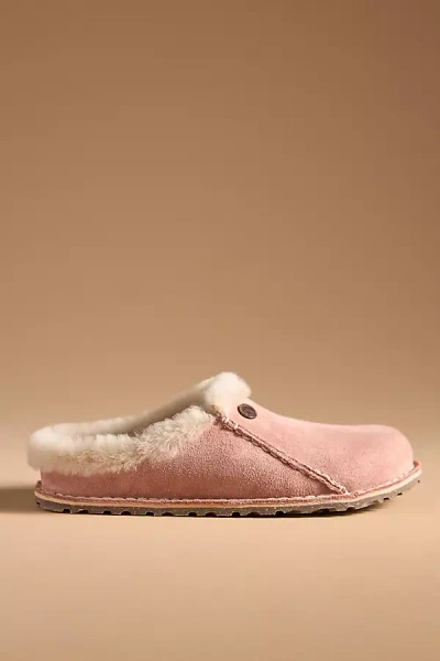 Birkenstock Zermatt Shearling Clogs In Pink