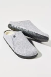 Birkenstock Zermatt Standard Wool Felt Unisex Clogs In Light Grey