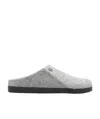 Birkenstock Gray Narrow Zermatt Slippers In Gray
