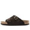 Birkenstock Logo Slippers In Brown