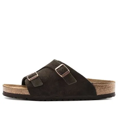 BIRKENSTOCK BIRKENSTOCK ZRICH SOFT FOOTBED SUEDE LEATHER NARROW FIT 'MOCHA'
