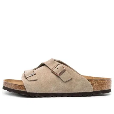 BIRKENSTOCK BIRKENSTOCK ZRICH SUEDE LEATHER 'STONE COIN'