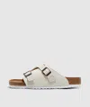 Birkenstock Zurich Canvas Sandal In Eggshell