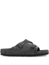 Birkenstock Zurich Suede Slides In Gray