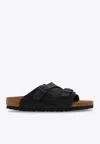 Birkenstock Zurich Bs Round Head Slippers In Gray