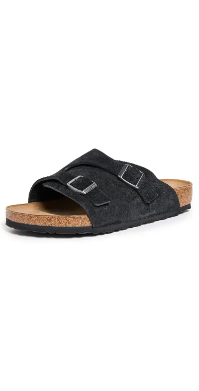 BIRKENSTOCK ZURICH SANDALS BLACK