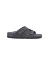 Birkenstock Zurich Suede Slides In Gray