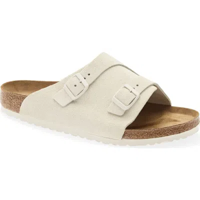 Birkenstock Zurich Slide Sandal In Antique White
