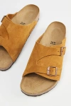 Birkenstock Men's Zurich Slide Sandal In Mink, Men's At Urban Outfitters In Mink Suede