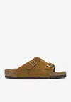 Birkenstock Toe Open Suede Cork Sandals