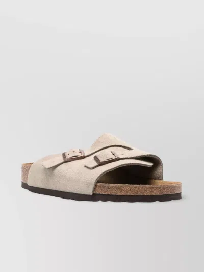 Birkenstock Zurich Suede Leather Sandals In Brown