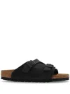 Birkenstock Zurich Suede Sandals In Grey