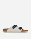 Birkenstock Slide Zürich Tech Antique White In Suede In White