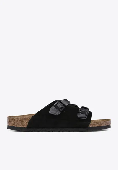 BIRKENSTOCK ZURICH TECH SUEDE SLIDES
