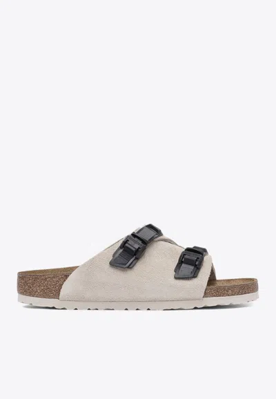 BIRKENSTOCK ZURICH TECH SUEDE SLIDES