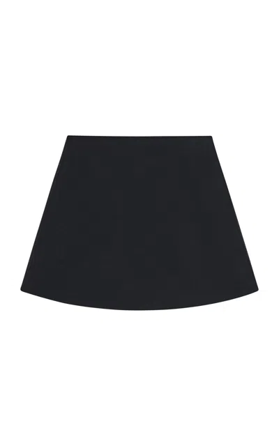 Birrot A-line Mini Skirt In Black
